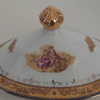 ظروف چینی اصل سوپ خوری طرح لیلی ومجنون|ظروف سرو و پذیرایی|شیراز, شاه قلی بیگی|دیوار