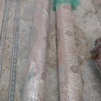 دو تخته فرش ۶ متری ماشینی طرح شاه ماهی