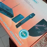 میکروفن بی سیم دو دسته دستی و یقه ای