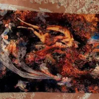 تابلو فرش دستباف نیاز و نوازش استاد فرشچیان|تابلو فرش|کرج, برغان|دیوار