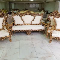 مبل سلطنتی شاه نشین پرکار بشرط چوب مبلمان میلاد|مبلمان خانگی و میز عسلی|تبریز, |دیوار