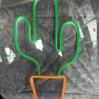 تابلو نئونی کاکتوس|ریسه و چراغ تزئینی|تهران, والفجر (افسریه)|دیوار