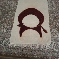 گلیم فرش دستباف یک متری طرح بز کوهی
