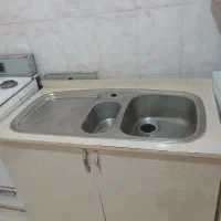 سینگ ظرفشویی تک لنگه کابینت دار