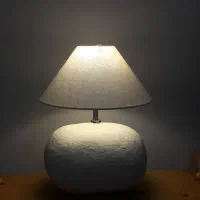 آباژور پاپیه ماشه (دست ساز)|چراغ خواب و آباژور|تهران, حکیمیه|دیوار