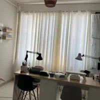 پرده سفید ساده