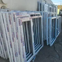 درب وپنجره دوجداره upvc وتوری پلیسه