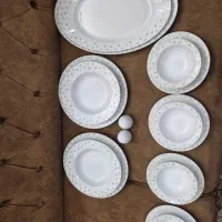 چینی زرین درجه عالی ۱۶ پارچه نو و کم استفاده شده