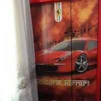 تخت مدل فراری با کمد|تخت و سرویس خواب|اردبیل, |دیوار