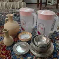 ظروف استیل ،پارچ پلاستیکی،کوزه گلی