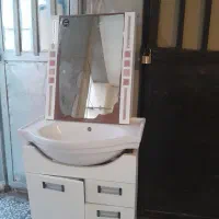 روشویی کابینتی با اینه