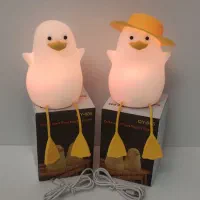 چراغ خواب سیلیکونی پاندا واردک کلاه دار بدون کلاه|چراغ خواب و آباژور|قم, چهل درخت|دیوار