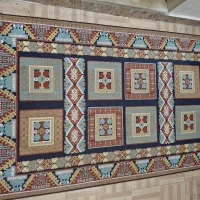 فرش طرح دار برجسته