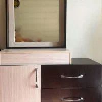 ست تختخواب با تشک برند خوشخواب + دراور+ کتابخانه