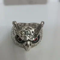 انگشتر جغد نقره استرلینگ(925)|جواهرات|الوند, |دیوار