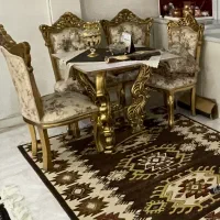 مبل استیل ۹نفره همراه میز نهار خوری چهار نفره|مبلمان خانگی و میز عسلی|کرج, عظیمیه|دیوار