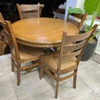 ترند میزناهارخوری سه تیرک منبتی|میز و صندلی غذاخوری|تهران, شهرک شریعتی|دیوار