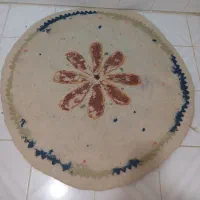 زیرمنقلی نمدی سفید|فرش|شهرکرد, |دیوار