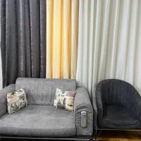 مبل هفت نفره به همراه جلومبلی|مبلمان خانگی و میز عسلی|فردیس, شهرک ارم|دیوار