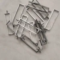 فریم مستطیلی نقره ای