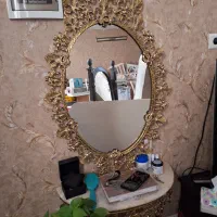 اینه ومیز کنسول برنز و ترازو .. .|بوفه، ویترین، کنسول|ساوه, |دیوار