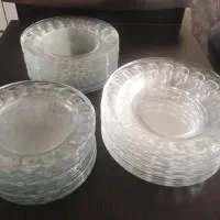 ظروف پیرکس میوه وشیرینی خوری گلدان لیوان