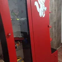 کمد بچه،دوتیکه رنگ قرمزومشکی