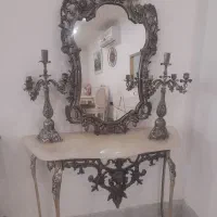 آینه وشمعدان ومیز کنسول|بوفه، ویترین، کنسول|گرگان, |دیوار
