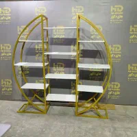 شلف استند فلزی چوبی|بوفه، ویترین، کنسول|اسکو, |دیوار