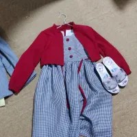 یک دست کت تک پسرانه و یک دست سارافون و کت دخترانه|کفش و لباس بچه|قم, شهرک قدس|دیوار