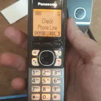 تلفن پاناسونیک بسیار تمیز سالم
