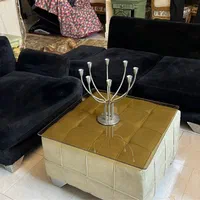 مبل راحتی استیل سه‌نفره به همراه تکی و پاف|مبلمان خانگی و میز عسلی|تهران, تهرانپارس شرقی|دیوار