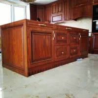 کابینت روکش چوب بلوط|هود|خرم‌آباد, |دیوار