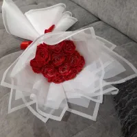 دسته گل روبانی