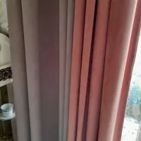 پنل پرده ترک ۶ عدد دو رنگ