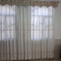 پرده حریر|پرده، رانر، رومیزی|آبیک, |دیوار