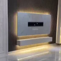 سقف کاذب کناف دکور TV با چک صیادی|خدمات پیشه و مهارت|اسلام‌شهر, زرافشان|دیوار