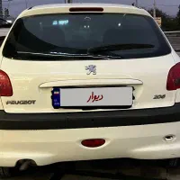 پژو ۲۰۶ تیپ ۶ دنده اتومات مدل ۱۳۸۶|خودرو سواری و وانت|تنکابن, |دیوار