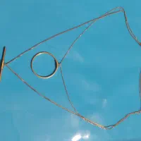 دوپلاک ودوتازنجیر طلا که بهم وصله فقط تاشنبه