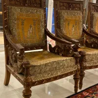 مبلمان ۹ نفره وناهار خوری چوب راش طرح سیمرغ|مبلمان خانگی و میز عسلی|تهران, پرواز|دیوار