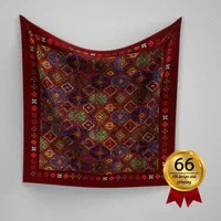 رومیزی و کوسن مخمل با طرح‌های سنتی|پرده، رانر، رومیزی|اصفهان, بیدآباد|دیوار