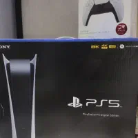 جعبه خالی کنسول و دسته ps5 و کابل های اصل کنسول