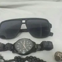 ست ساعت انگشتر وعینک