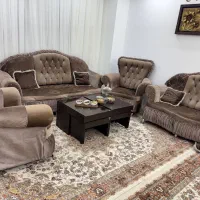 مبل ۷ نفره همراه با جلو مبلی|مبلمان خانگی و میز عسلی|سرپل ذهاب, |دیوار