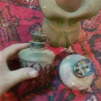 چراغ نفتی گلدان اب میوه گیر قدیمی|کلکسیون اشیاء عتیقه|تبریز, |دیوار