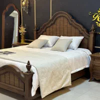 سرویس تخت خواب نیوکلاسیک چوب دراور میز اینه کنسول|تخت و سرویس خواب|اراک, |دیوار