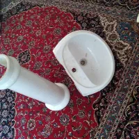 روشویی   پایه آکواریوم  گاز  کشتی چوبی سنگ دسشویی