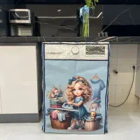 دوخت کاور ماشین لباسشویی و دستگیره تضمینی