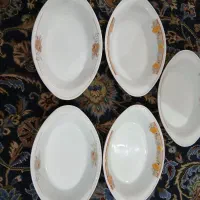 پنج عدد مرغ خوری ارکوپال اصل ودو عدد پیرکس اصل|ظروف سرو و پذیرایی|هشتگرد, فاز ۷ مهستان|دیوار