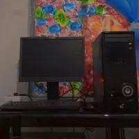 کیس و مانیتور لنوو کشویی 20 اینچ